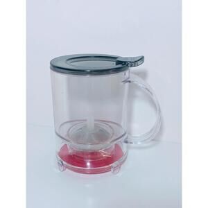 Teavana Perfectea Maker, Pink Base + Gray Lid, 16 Ounces